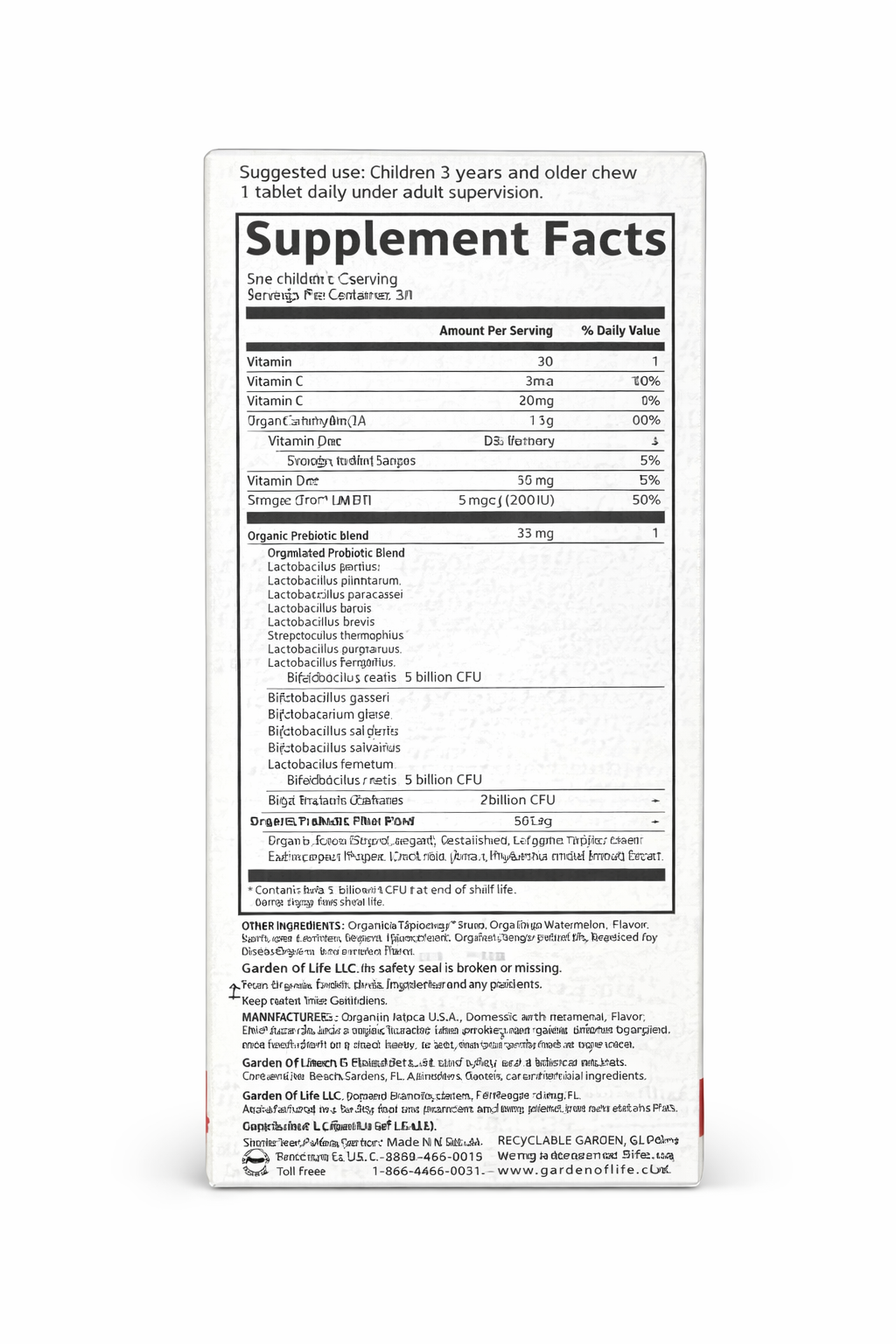 Dr formulated kids probiotics