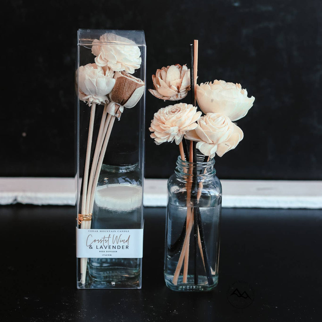 Cedar Mountain Candle - Exotic Beach - Flower Reed Diffuser