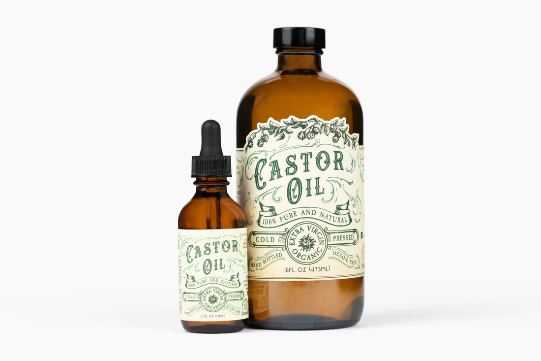 Roots And Leaves - Organic Cold Pressed Hexane Free Castor Oil- 2oz