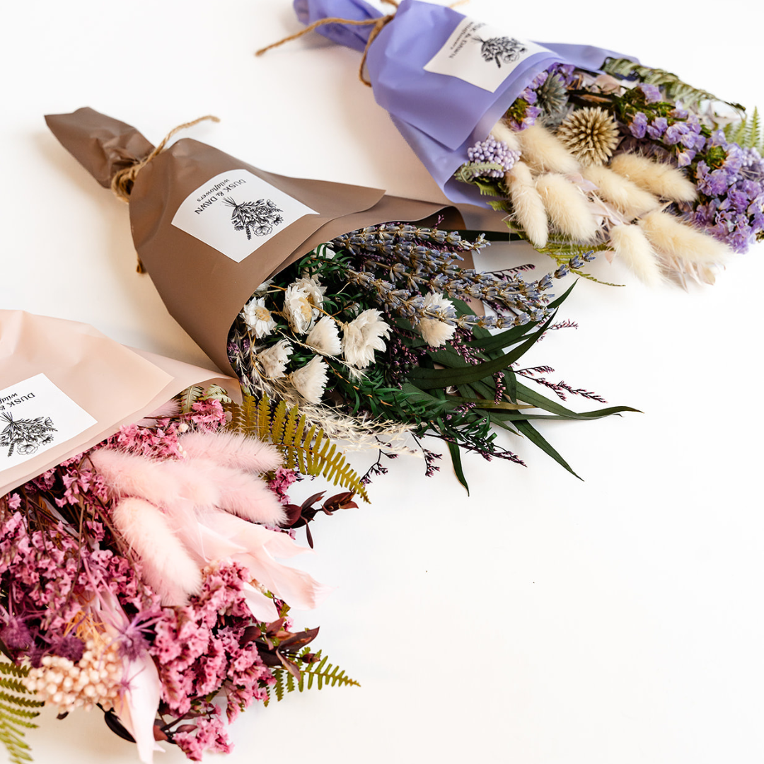 Giften Market - Mini Bouquet Collection - Dried Flower 9 Bouquet Bundle
