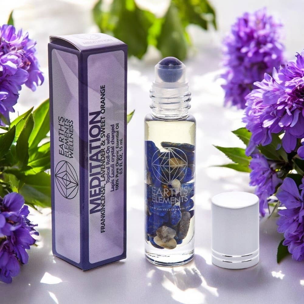 Earths Elements Wholesale - Crystal Roll-On - Meditation