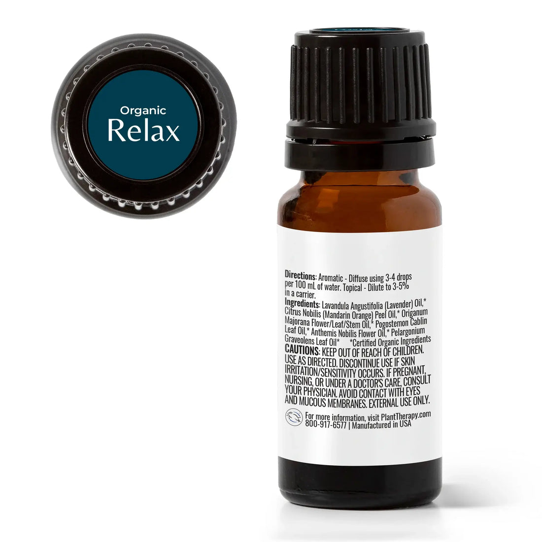 Plant Therapy - Organic Relax Essential Oil Blend 10 mL
