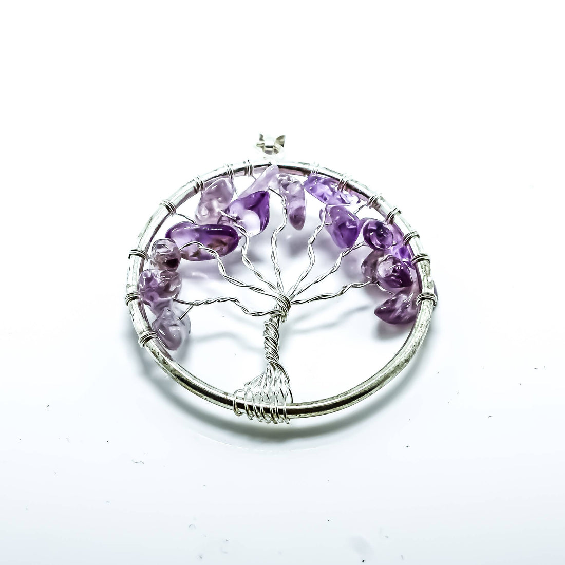 Tree of Life Gemstone Pendant Necklaces