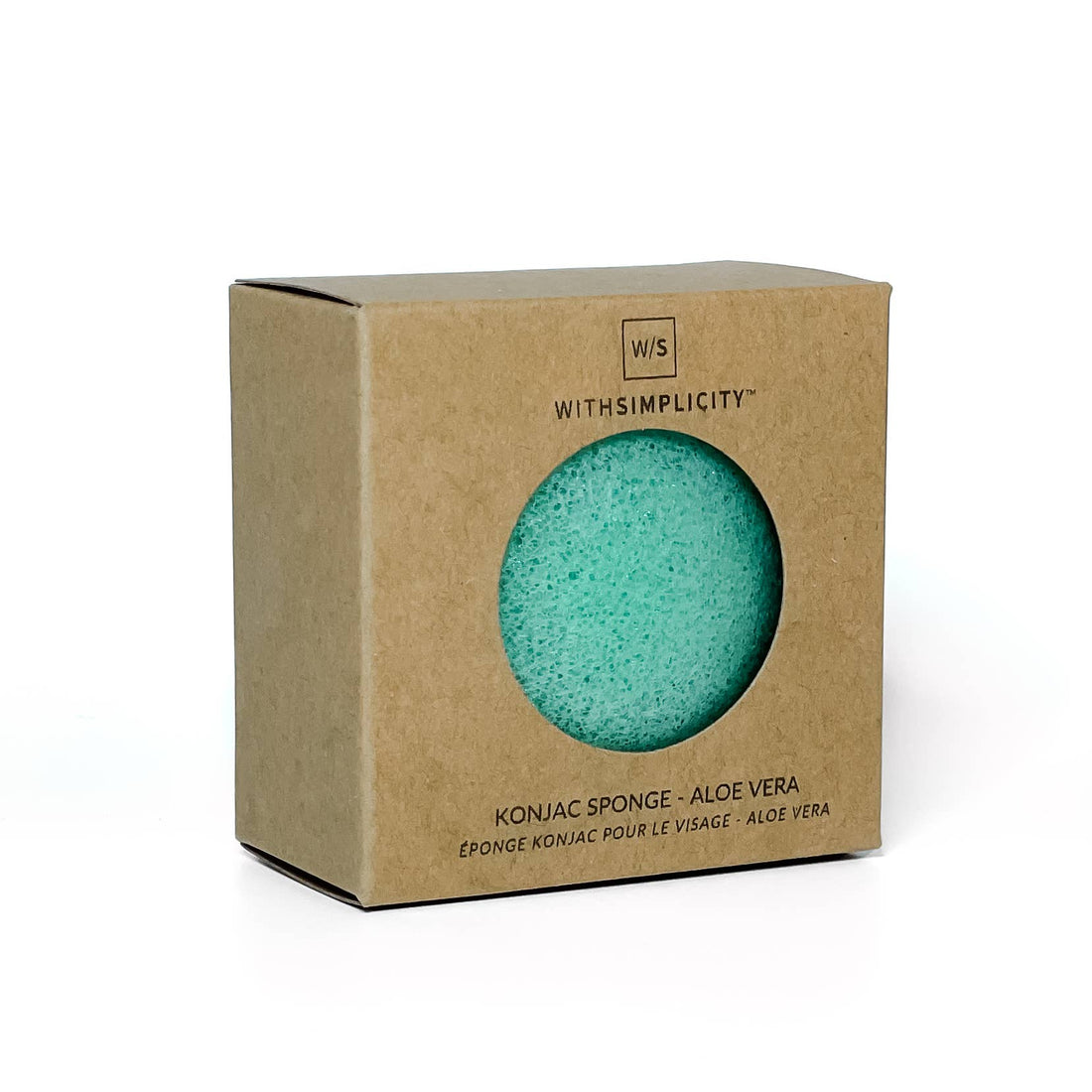withSimplicity - Natural Konjac Facial Sponge Exfoliator