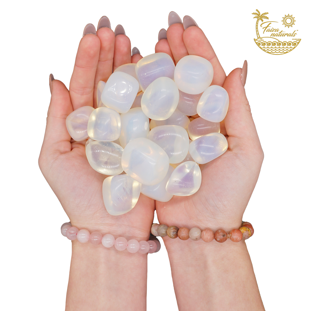 Faiza Naturals - Opalite Tumbled Crystals