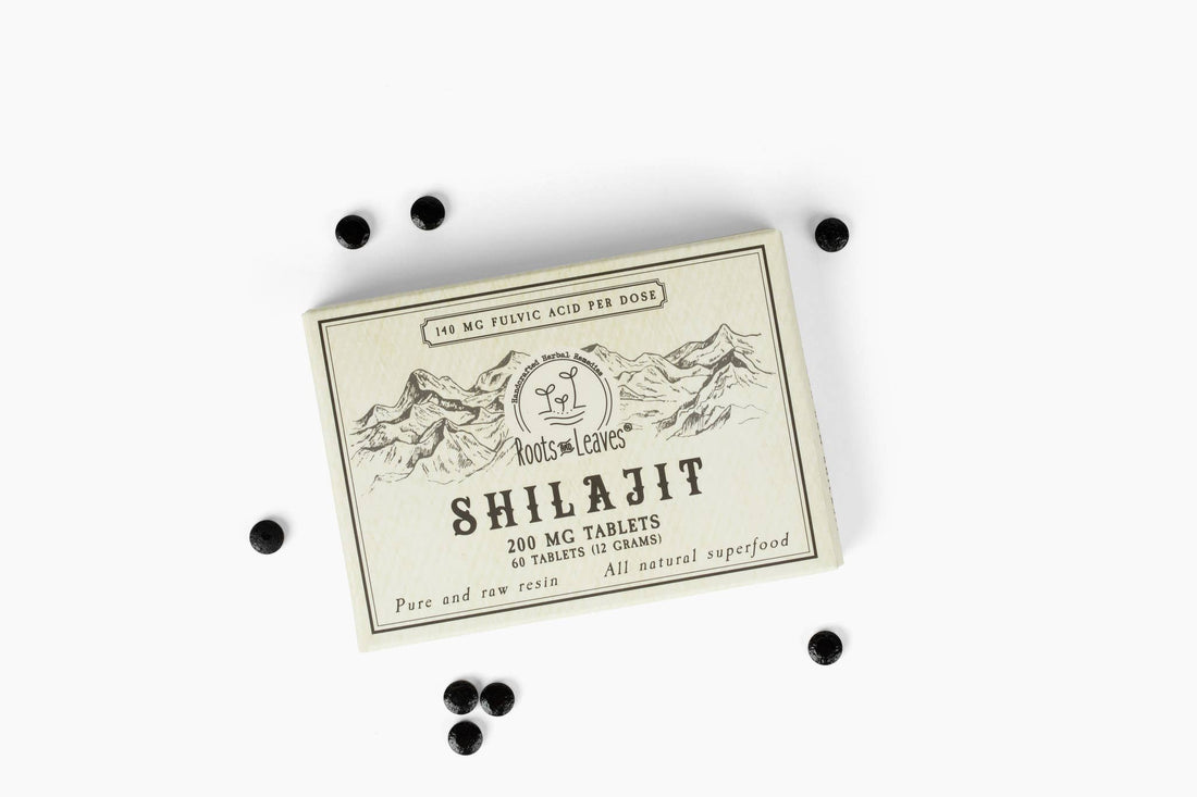 Roots And Leaves - Pure Shilajit Tablets