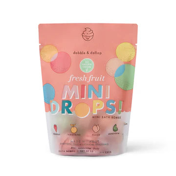 Dabble & Dollop® - Mini Drops® Bath Bombs - Fresh Fruit