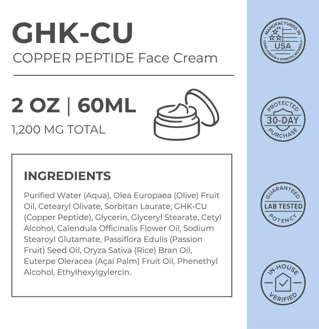 Neurogan Health - GHK-Cu Copper Peptide Face Cream