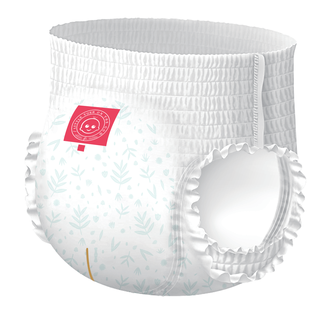 Products on the Go - Large Little Toes Natural Bamboo Diapers -Pull Ups