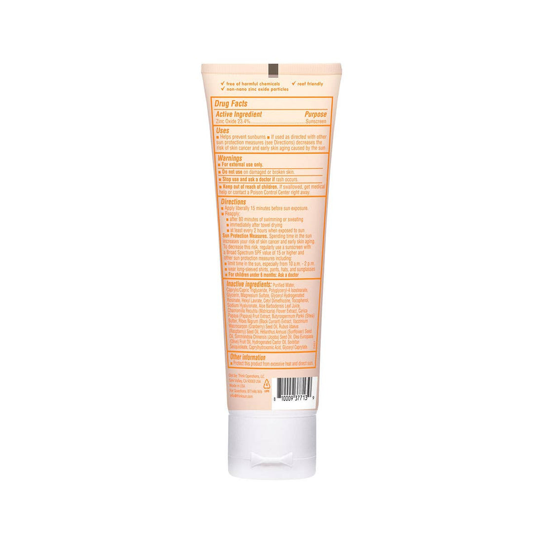 Think - NEW Baby Clear Zinc Sunscreen Sensitive Skin SPF 50