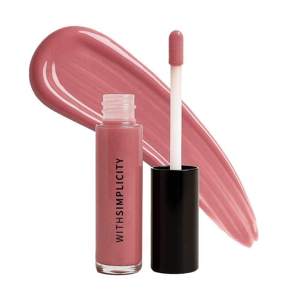 withSimplicity - Antioxidant-Rich Hydrating Lip Gloss | Clean Beauty