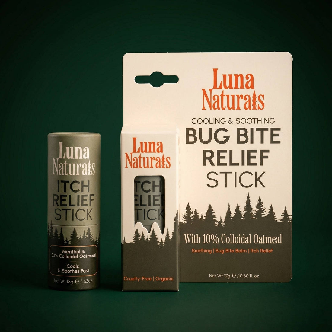Luna Naturals - Bug Bite Relief Stick — Anti-Itch | First Aid | Menthol