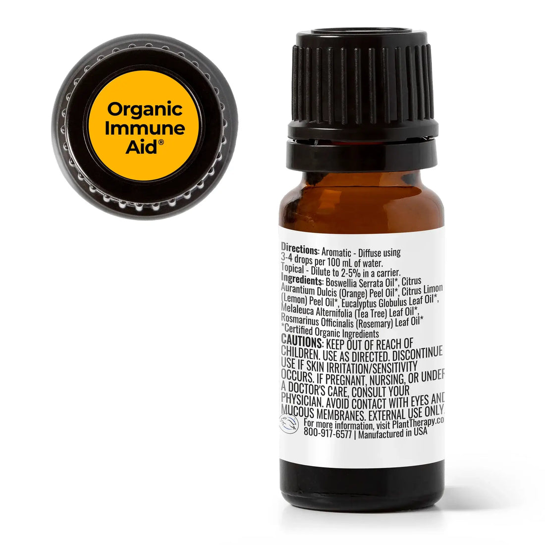 Plant Therapy - Organic Immune Aid Essential Oil Blend 10 mL
