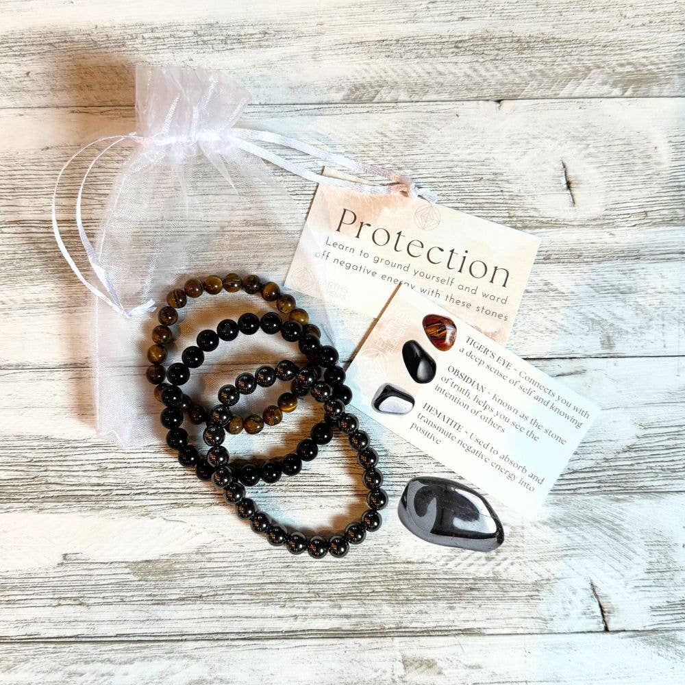 Earths Elements Wholesale - Intentions Bracelet Protection 8mm