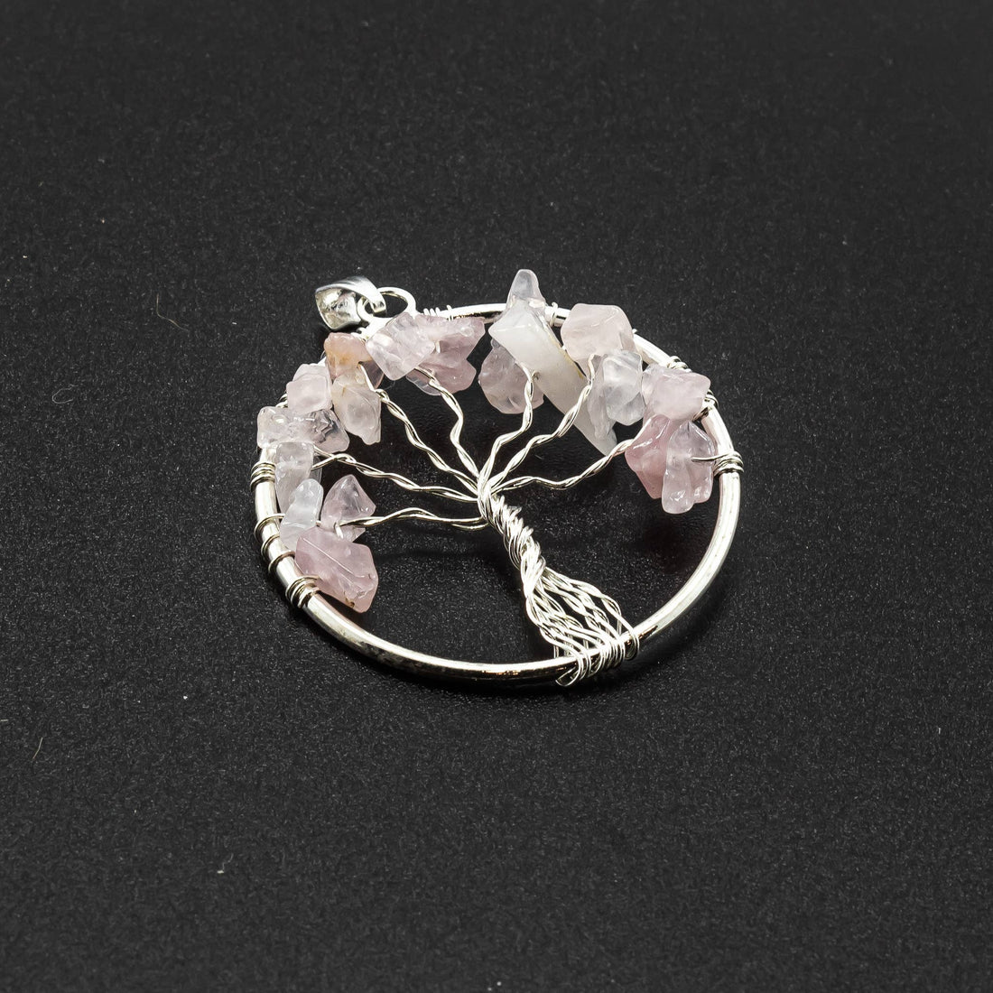 Tree of Life Gemstone Pendant Necklaces