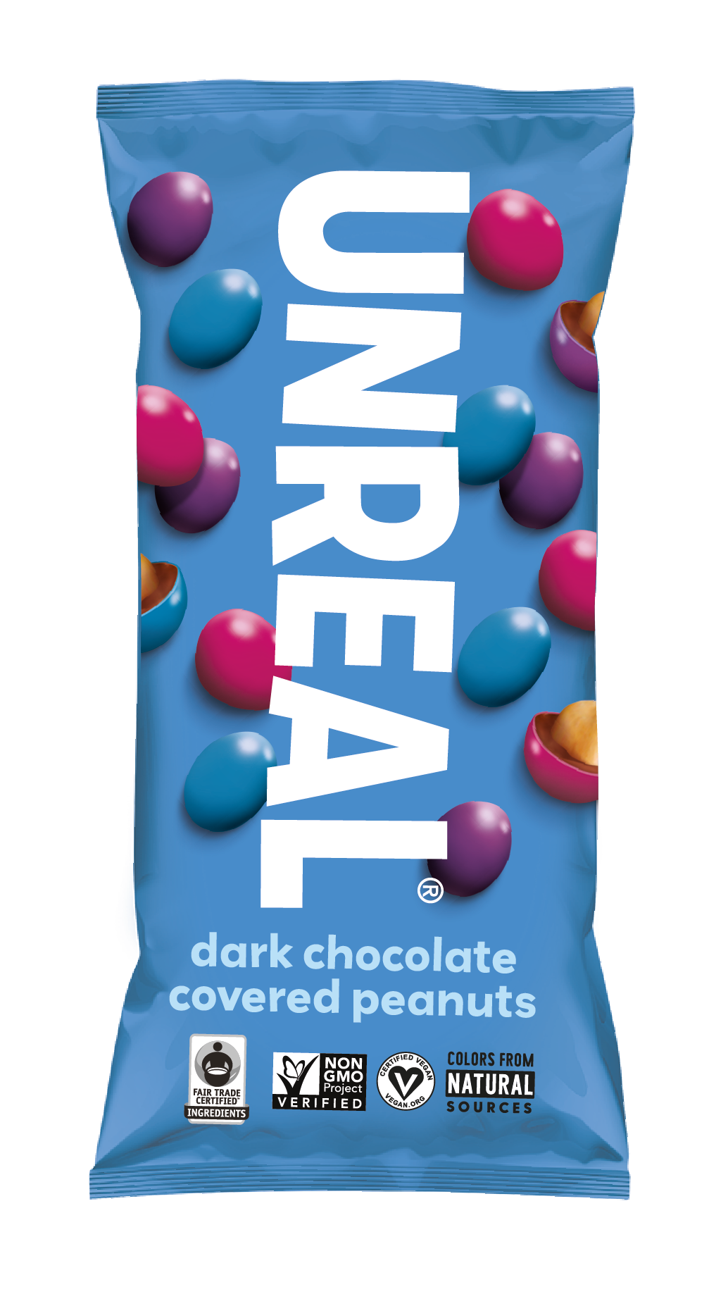 Dark Chocolate Peanut Gems Snack Bags - 1 Count
